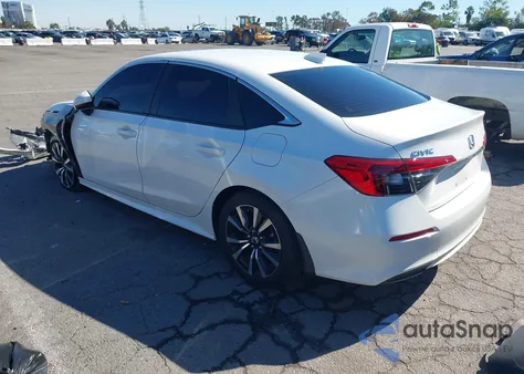 2022 Honda Civic Ex z USA, uszkodzony, nr VIN JHMFE1F75NX004211